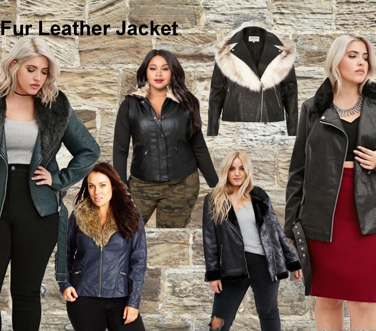 8.fur leather jacket